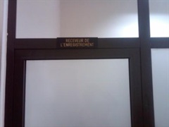 Receveur de l'enregistrement